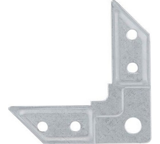 Изображение товара Уголок для сборки воздуховодов формованный УГФ-2 М (105x27 мм, белый цинк) STARFIX SM-73841-1