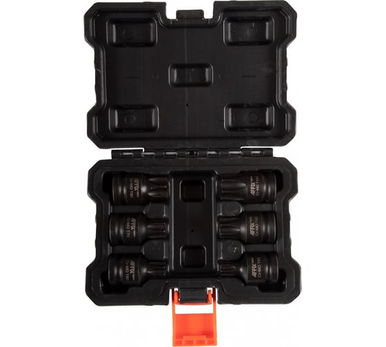 Изображение товара Набор ударных торцевых насадок (1/2" DR, TORX Т55-Т100 мм, L = 44 мм, 6 предметов) AFFIX AF00742006C