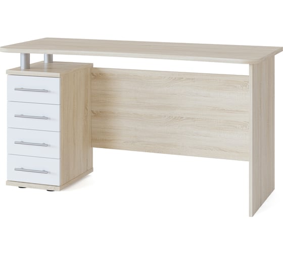 Изображение товара Компьютерный стол СОКОЛ КСТ-105 Дуб сонома/белый 00-00011412