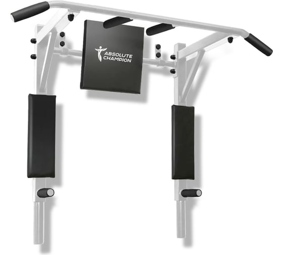 Изображение товара Турник Absolute Champion Триумф белый с черными ручками АЧ 10048