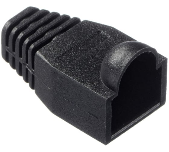 Изображение товара Изолирующий колпачок для RJ45 TWIST черный, 100 шт KOLP-RJ45-bk-100