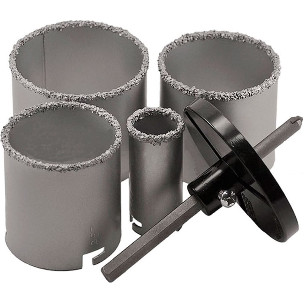 Набор коронок кольцевых по керамической плитке TORGWIN набор для отечественной керамической кран буксы сантехкреп