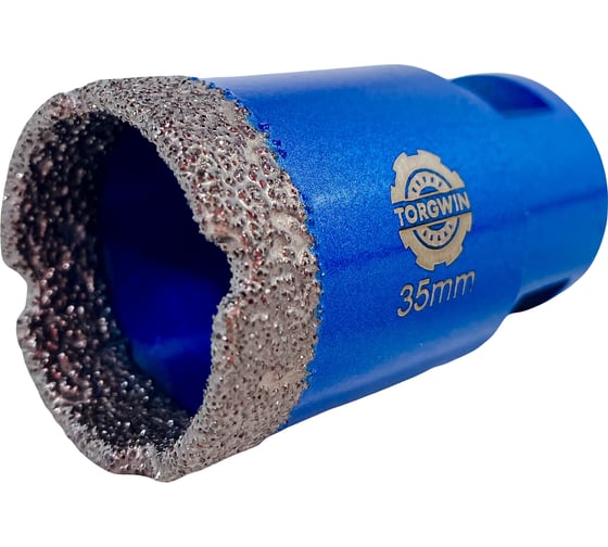 Изображение товара Коронка алмазная по керамограниту для УШМ 35 мм, М14, сухой рез TORGWIN T465353