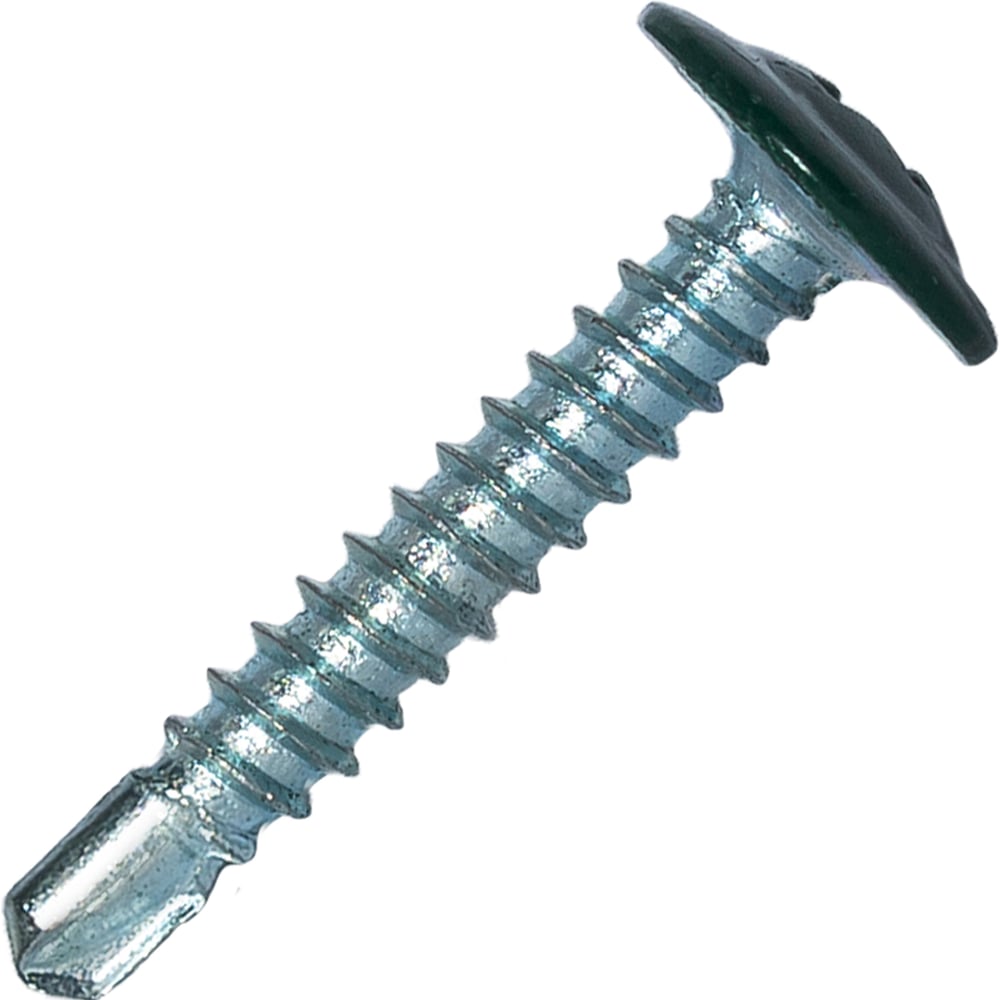 Изображение товара Саморез с пресс-шайбой HARDWEX HWX2-T-P5 4.2x25 мм зеленый RAL 6005 500 шт