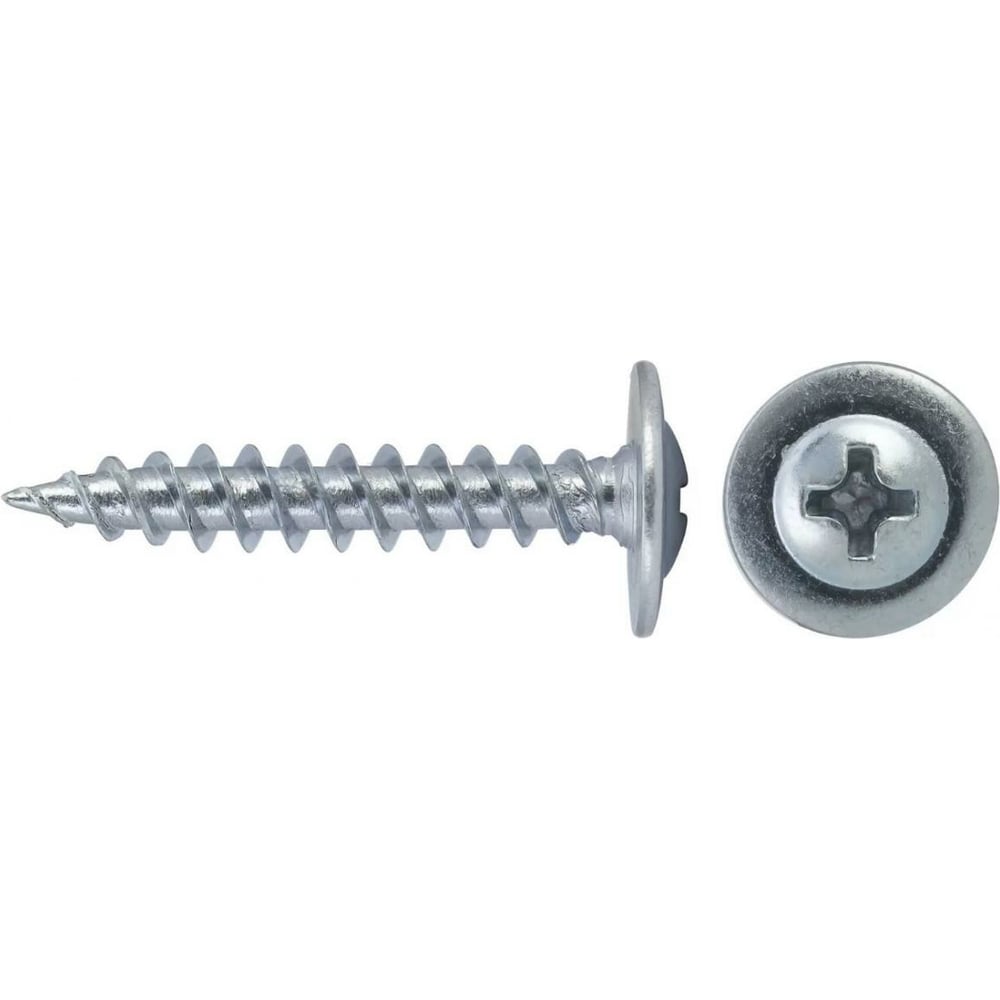 Изображение товара Саморез HARDWEX с пресс-шайбой 4.2x16 мм, белый цинк, 1000 шт