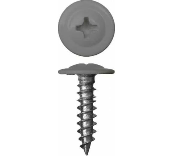 Изображение товара Саморез c пресс-шайбой HARDWEX ТМ HWX1-SP-4.2x32 мм, RAL 7004, 500 шт. 2500000023583