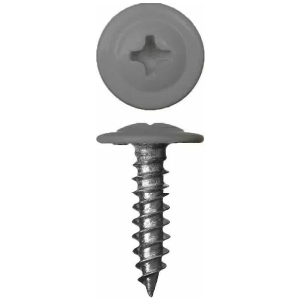 Изображение товара Саморез c пресс-шайбой HARDWEX HWX1-SP 4.2x32 мм, 500 шт., RAL 7047