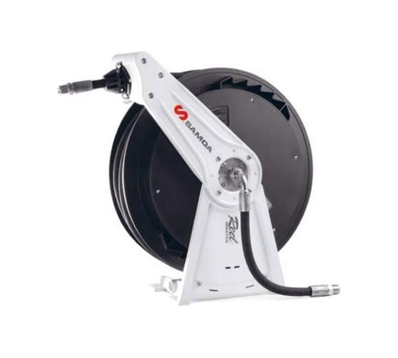 Изображение товара Катушка с одной алюминиевой опорой 15 м х 3/8, консистентная смазка Samoa SINGLE ARM G.REEL EMGX-15 506321