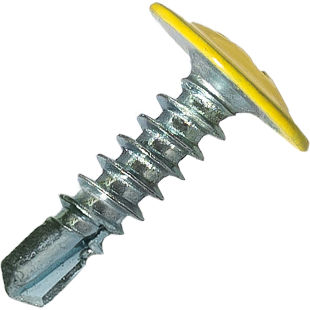 Изображение товара Саморез с пресс-шайбой HARDWEX 4.2x16 мм 1000 шт RAL 1018 для монтажных работ