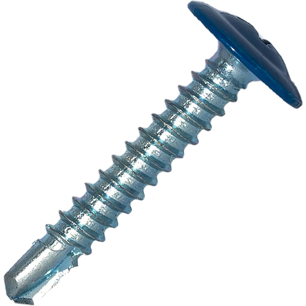 Изображение товара Саморез с пресс-шайбой HARDWEX 4.2x25 мм RAL 5005 500 шт