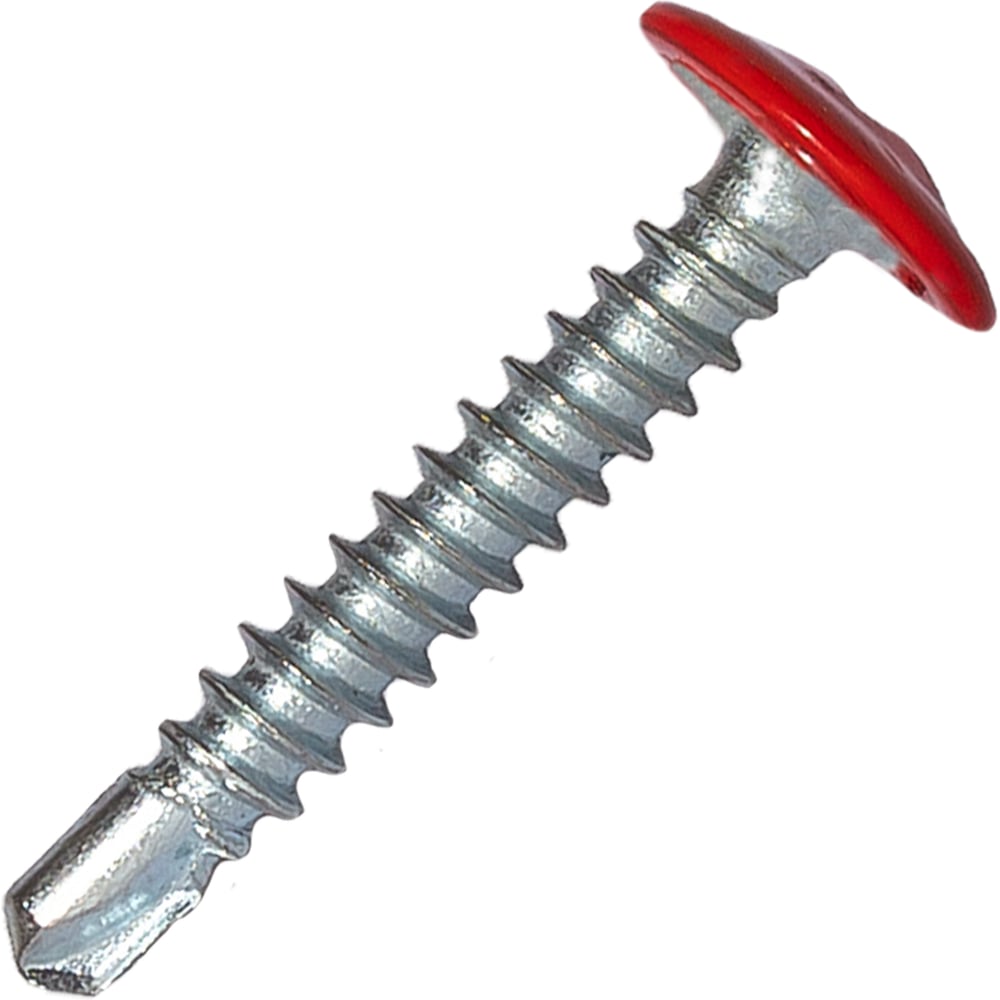 Изображение товара Саморез с пресс-шайбой HARDWEX 4.2x25 мм RAL 3020 500 шт надежный крепеж