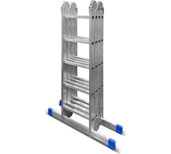 Изображение товара Алюминиевая лестница-трансформер LadderBel 4 секции по 5 ступеней LT455