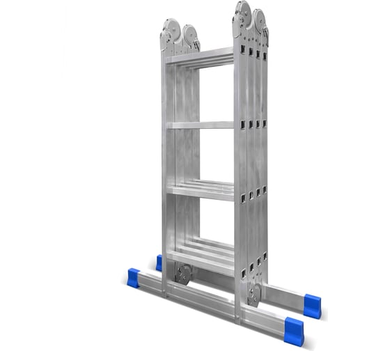 Изображение товара Алюминиевая лестница-трансформер LadderBel 4 секции по 4 ступени LT444