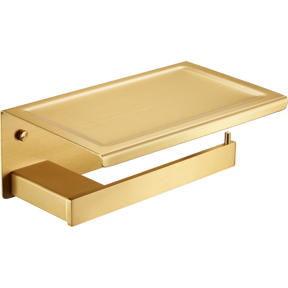 Держатель для туалетной бумаги MILACIO держатель для штор шар 2 шт 10 см коричневое золото вставки прозрачный