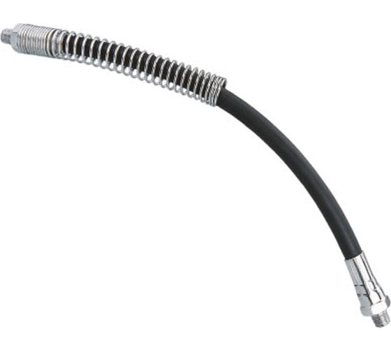 Изображение товара Шланг с пружиной GHC/HP-12/SPR/B (300 мм; 400 атм; 1/8") для смазочных шприцев GROZ GR43760