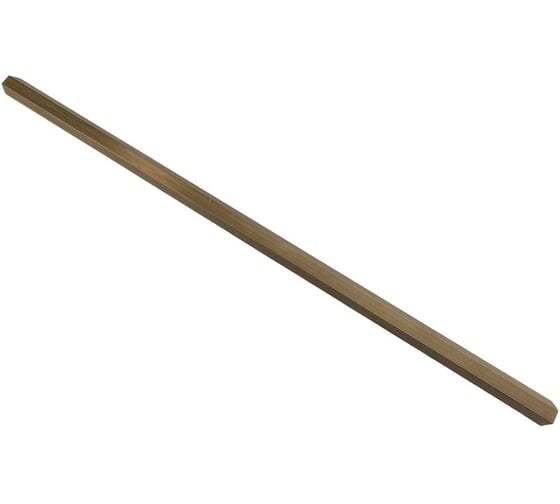 Изображение товара Латунный пруток HG ЛС59-1 шестигранный S10, длина 300 мм 4962008