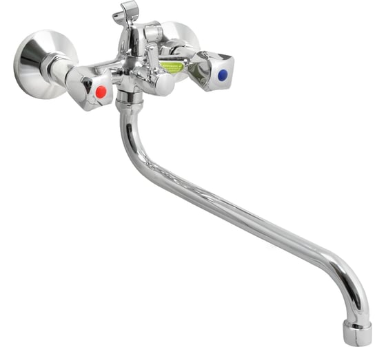 Изображение товара Смеситель для ванны с держателем для душа и дивертором Juguni для раковины, длина излива 285 мм кран букса-керамическая 0402.687