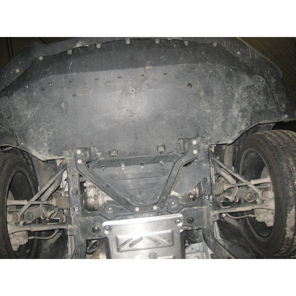 Защита радиатора для FORD Mustang 2017-2.0T, универсальная штамповка, AL 4 мм, с крепежом sheriff