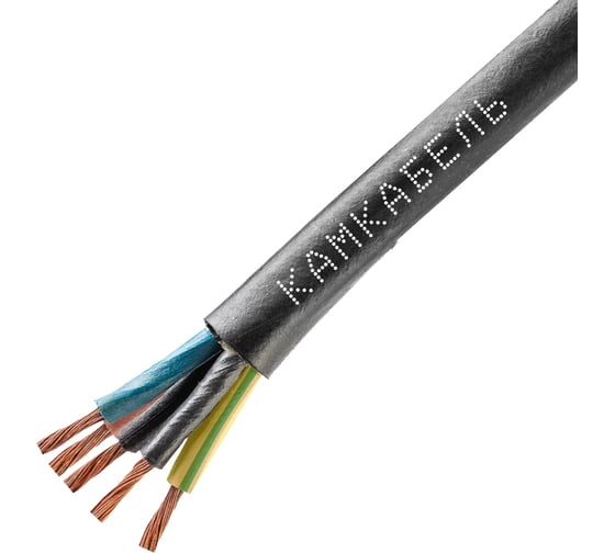 Изображение товара Кабель КГ-ХЛ Камкабель 5x6 мм 100 м ГОСТ 11J/3ЬM000013200100М