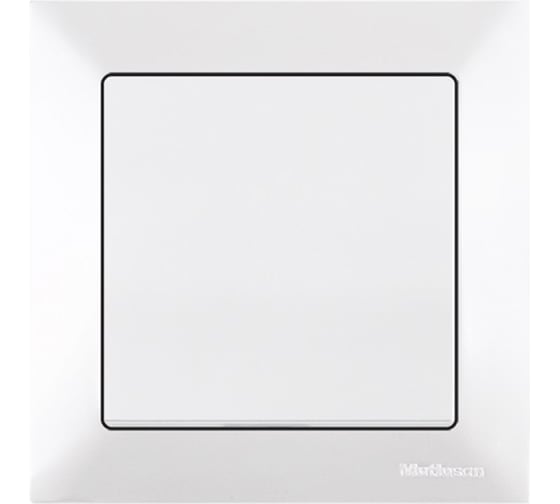 Изображение товара Одноклавишный выключатель Mutlusan Electric, белый 2125 401 0201