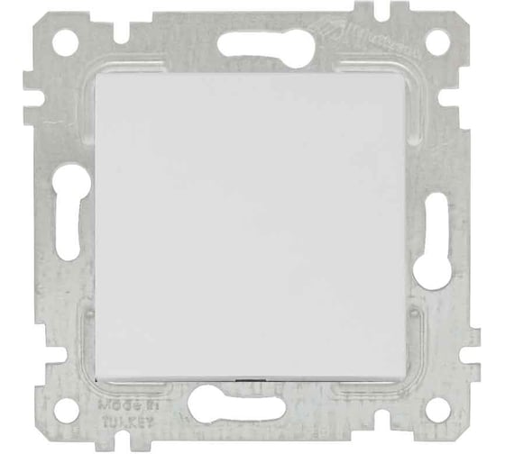 Изображение товара Одноклавишный выключатель Mutlusan Electric, белый 2200 401 0201