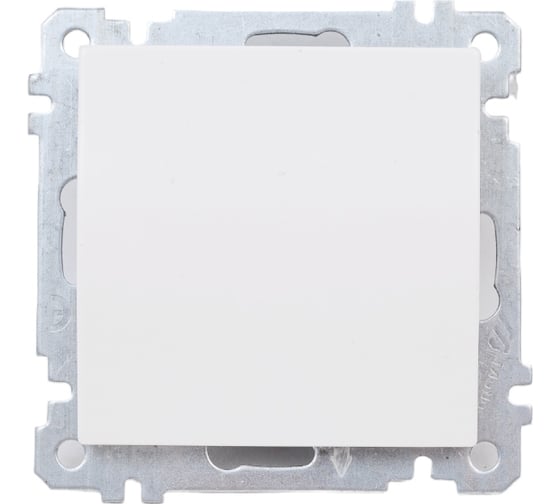 Изображение товара Одноклавишный выключатель Mutlusan Electric, белый цвет (с винтом) 2270 401 0201