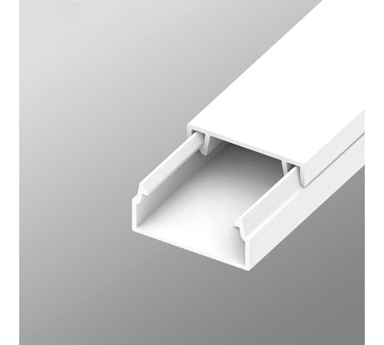 Изображение товара Кабель-канал AGIS ПВХ 20x10 мм Белый 60.01.20.10.200