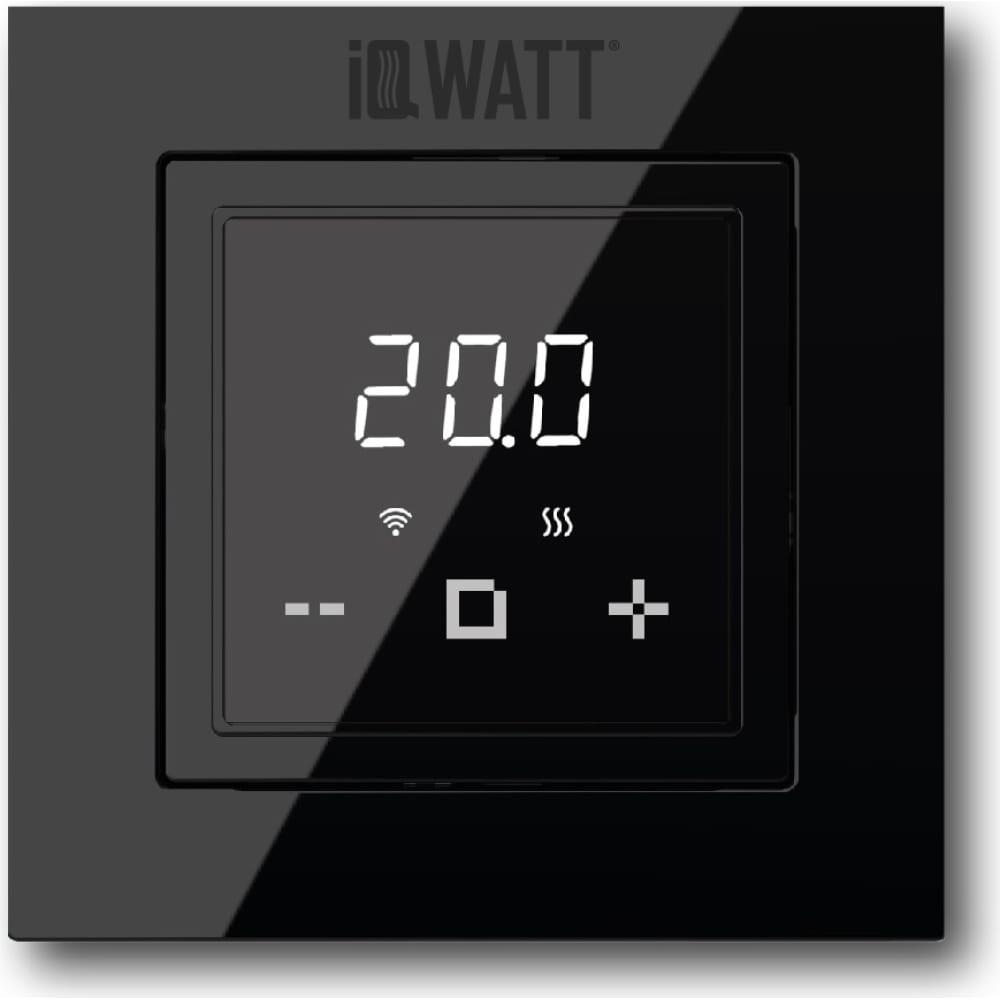Программируемый терморегулятор для теплого пола IQWATT плёнка для защиты пола 3х4 м 40 мкр