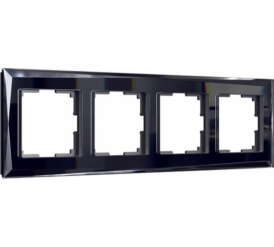 Изображение товара Рамка на 4 поста WERKEL черный a051445