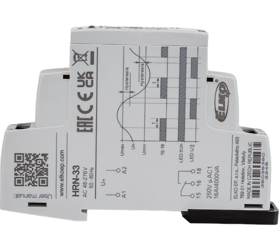 Изображение товара Реле контроля напряжения ELKO HRN-33 AC 48-276 V EP 00000000249