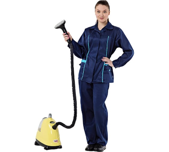 Изображение товара Женский костюм АМПАРО Ариадна, куртка и брюки, синий, р. 60-62, рост 170-176 Кос105 120-124/170-176