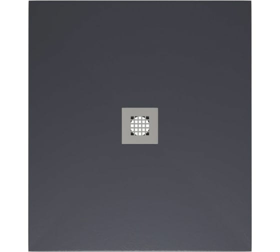 Изображение товара Литьевой поддон ALLEN BRAU Priority 8.31002-AM 900x900, без сифона/накладки, антрацит 00267214