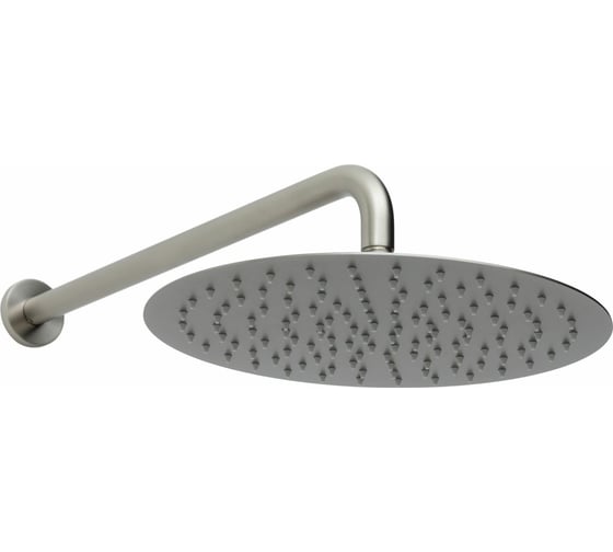 Изображение товара Верхний душ ALLEN BRAU Priority Slim нержавеющая сталь 304, ф300 мм, держатель 430 мм, браш. никель 00298835