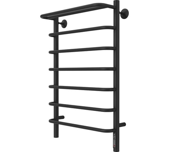 Изображение товара Электрический полотенцесушитель Larusso Стандарт с полкой КС П7 500x800 9005 4670078536600