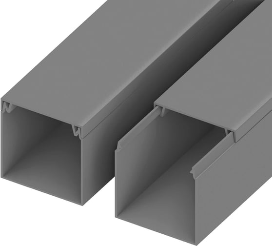 Изображение товара Кабель-канал AGIS ПВХ 40x40 мм Cерый 60.02.40.40.200