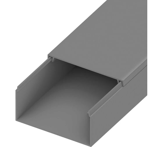 Изображение товара Кабель-канал AGIS ПВХ 80x40 мм Cерый 60.02.80.40.200