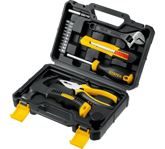 Изображение товара Универсальный набор инструмента для дома STAYER Master-17 17 предметов 2205-H17