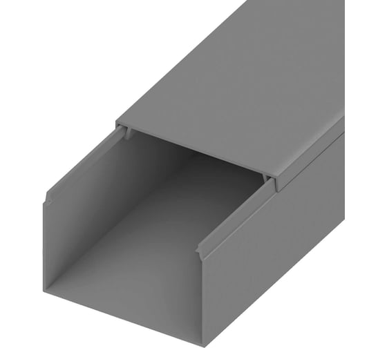 Изображение товара Кабель-канал AGIS ПВХ 60x40 мм Cерый 60.02.60.40.200