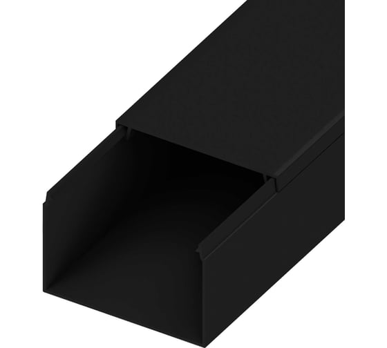 Изображение товара Кабель-канал AGIS ПВХ 60x40 мм Черный 60.03.60.40.200