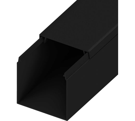 Изображение товара Кабель-канал AGIS ПВХ 40x40 мм Черный 60.03.40.40.200