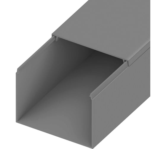 Изображение товара Кабель-канал AGIS ПВХ 80x60 мм Cерый 60.02.80.60.200