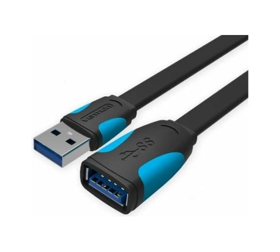 Изображение товара Кабель-удлинитель VENTION USB 3.0 AM/AF - 0,5м плоский VAS-A13-B050