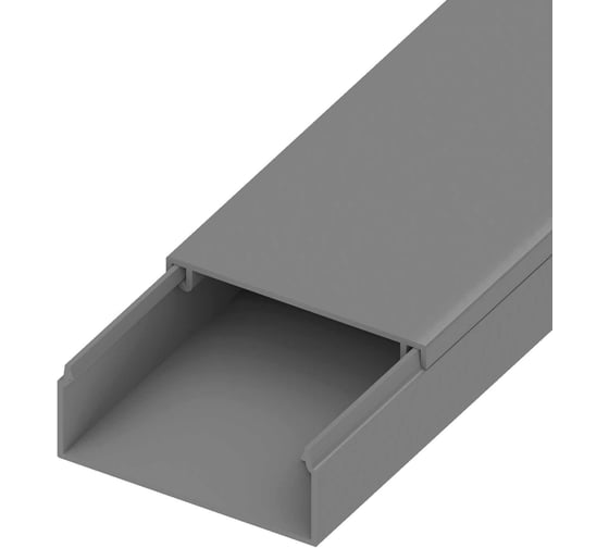 Изображение товара Кабель-канал AGIS ПВХ 40x16 мм Cерый 60.02.40.16.200