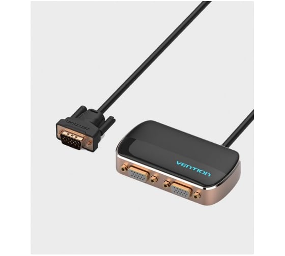 Изображение товара Разветвитель-сплиттер VENTION VGA 15M/2x15F на 2 монитора DBABF