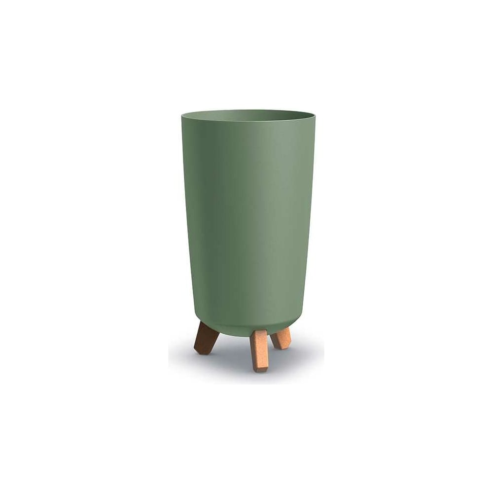 Ваза-кашпо Prosperplast кашпо ваза мина зеленое 14х14х20см