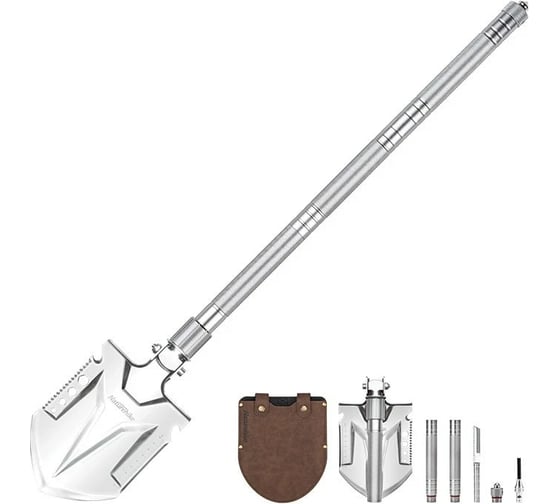 Изображение товара Многофункциональная лопата Naturehike NH20GJ002 серебряная 6927595761847