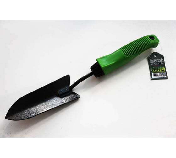 Изображение товара Длинный узкий посадочный совок GREEN REVOLUTION сталь А3 СЛ-007301