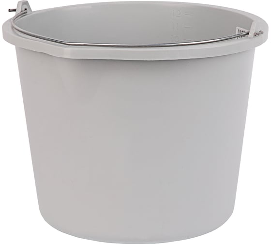 Изображение товара Строительное усиленное пластмассовое ведро MATRIX 12 л 81409