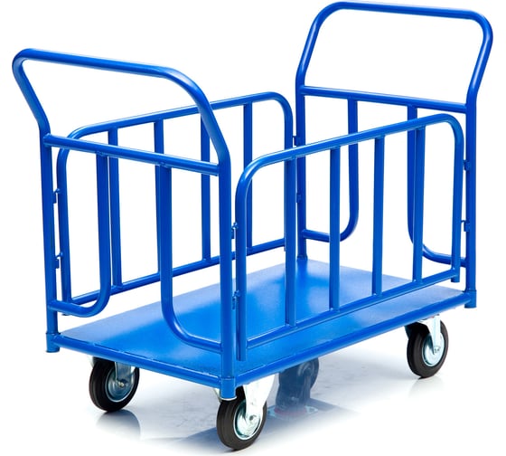 Изображение товара Тележка Стелла-техник платформенная, с бортами, 600х1000мм, КПО-300Т-150-И