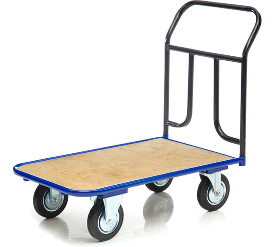 Изображение товара Тележка Стелла-техник платформенная, с фанерой, 600х1000мм, КПТ-500-150-И